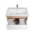 Bathroom furniture with washbasin Oslo wood 70-A Cosmo 70 cm