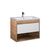 Bathroom furniture with washbasin Oslo wood 70-A Cosmo 70 cm