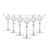 Martini glass RCR MELODIA 212463 6pcs 210ml