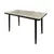 Kitchen table 9202 120x70 cm gray