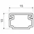 Cable channel Kopos LH 15X10_HC 15x10 mm