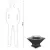 BBQ grill Ahos Olympic 750 Low black