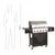 Gas barbecue grill Landmann XXL Trendy 5.1 with cast iron grate