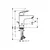 Mixer for washbasin Hansgrohe 71100000
