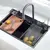 Kitchen sink multifunctional Lefton P31-B 75x45 cm Black
