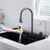 Kitchen sink multifunctional Lefton P31-B 75x45 cm Black