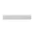 Plinth skirting board Solid С03/35 white 2 m