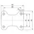 Fixed castor Tente 3478IEP160P63 160 mm 350 kg