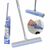 Rubber broom with high handle Bacteria Stop 9592-YORK