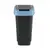 Trash can Rotho 10 l TWIST  black
