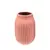Vase with floral stripes TA-195
