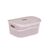 Plastic basket with lid with knitted ornamen Irak Plastik FLEXY SP-150 11 l