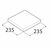 თარო დაფარული სამაგრით Domax FS 24/24 235x235