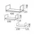 Shelves set Domax FBL 3 Shelves set LOFT 430/330/230 mm