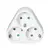 Splitter ORNO Schuko 3 white
