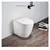 Toilet floor-standing Pate LB2979 Glossy white