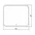 სარკე Silver Mirrors Stiv 800x680 მმ,სენსორული