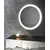 Mirror Silver Mirrors Perla D650 mm, touch switch