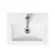 Washbasin embedded Cersanit COMO 501 white