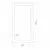 სარკე Silver Mirrors Efes 500x950 მმ