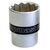 Головка 12 гранная TOPMASTER 330266 1/2" 17 мм