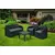 Set of garden furniture Allibert Georgia graphite
