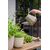 Flower pot Capi Europe Planter ball Groove sawdust 21,5x20cm