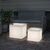 Square luminous pot AHD Atlantis 40x40 cm