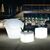 Square luminous pot AHD Atlantis 40x40 cm