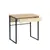 მაგიდა კომპიუტერის 73x50x75 სმ HALLDOR LIGHT WOOD BLACK LEG