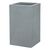 Горшок пластиковый уличный Scheurich 240/48 C-Cube Stony grey 11 л