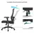 Office chair NOEL Sammy-M 2D