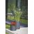 Plastic flower pot Scheurich SCHWARZ GRANIT 54/134 RIVA HIGH HGF