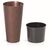 Plastic pot for flowers Prosperplast TUBUS SLIM CORTEN DTUSC 7601U 300 mm steel