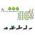 Set of connectors for drip irrigation Bradas DSWA20-SET1 16 mm 27 pcs