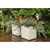 ქოთანი ყვავილის Lamela JUKA rattan planter white 40x40 სმ