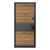 ლითონის კარი შიდა გაღება TR002 Left 960x2200mm 1.5/1.0mm MDF 10/10mm