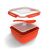 Rice cooker Rotho 2.5L MEMORY MICROWAVE orange