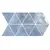 Porcelain tile Realonda TRIANGLE CRAFT SKY 48,5X28cm