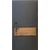 Metal door internal opening Doors 818A ELITE 980x2200 mm R anthracite