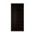 Door block ZPC PVC  LA STELLA 217 oak MOKO 36x700x2150 mm black glass