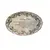 Oval plate CSJUL019 35,5x23cm