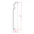 Плинтус Super Profil ПП 16100 White 2800x16x99