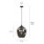 Hanger EMIBIG Istar 1 E27 1x MAX 60W graphite black