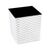 ქოთანი ყვავილის Lamela JUKA rattan black 19x19 სმ