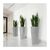 Flower pot grey Lamela LILIA ECO 12,5 l