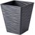 Plastic flower pot FORM PLASTIC Sahara Dunes square 3940-014 Ø40 anthracite