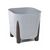 Flower pot grey Lamela FRIDA ECO 29 l