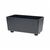 Flower pot Lamela SAGA 285x285 recycled box - anthracite 7,5L