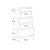 Shelf set white square Velano FOS 100 3 pieces